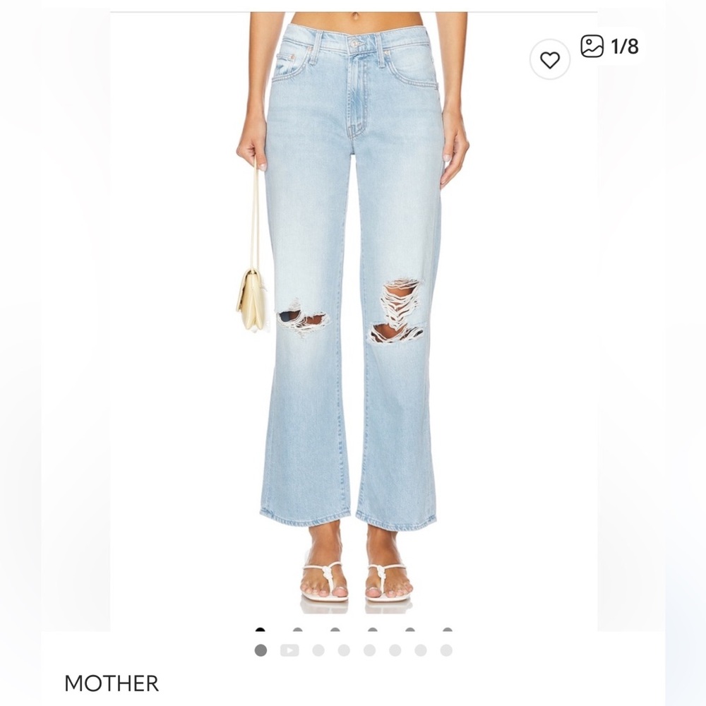 MOTHER THE MID RISE RAMBLER ZIP
FLOOD
WASH: RIPPED
OFF
CUT# 713653